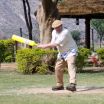 Dad batting cricket