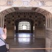 Christina inside the Sheesh Mahal